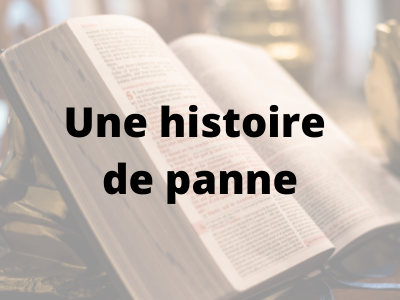 Une histoire de panne, conte thérapeutique